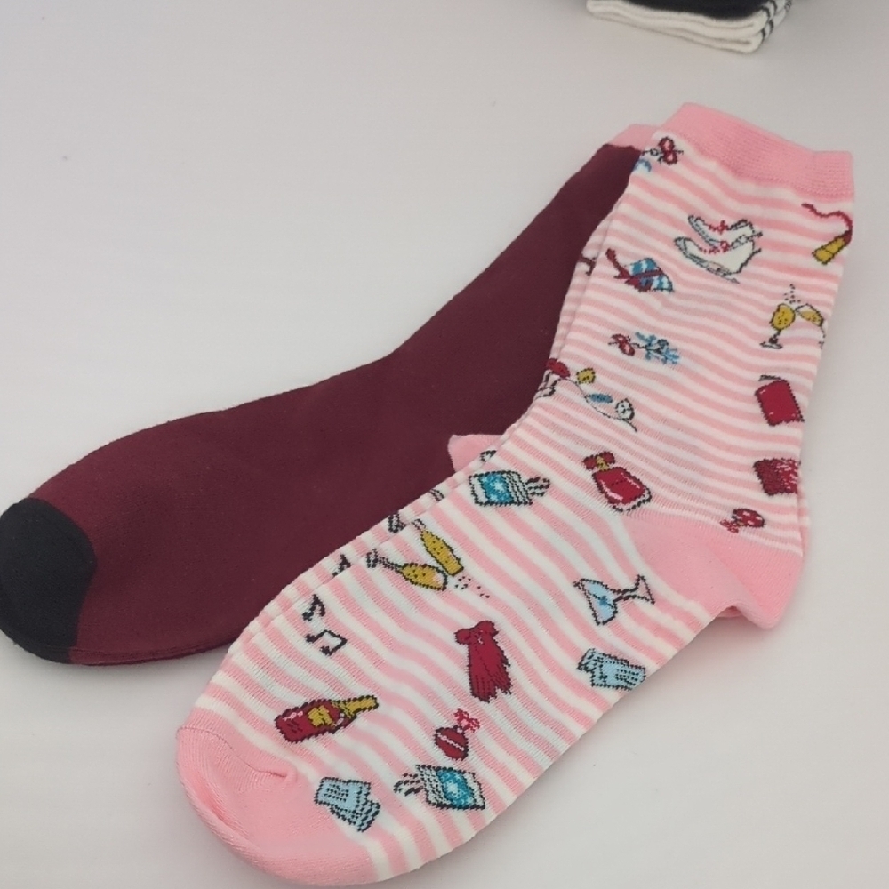 kate Spade Colorful Patterned Women's Socks 8-9US